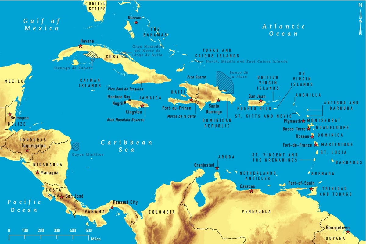 Mappa della giamaica snorkeling