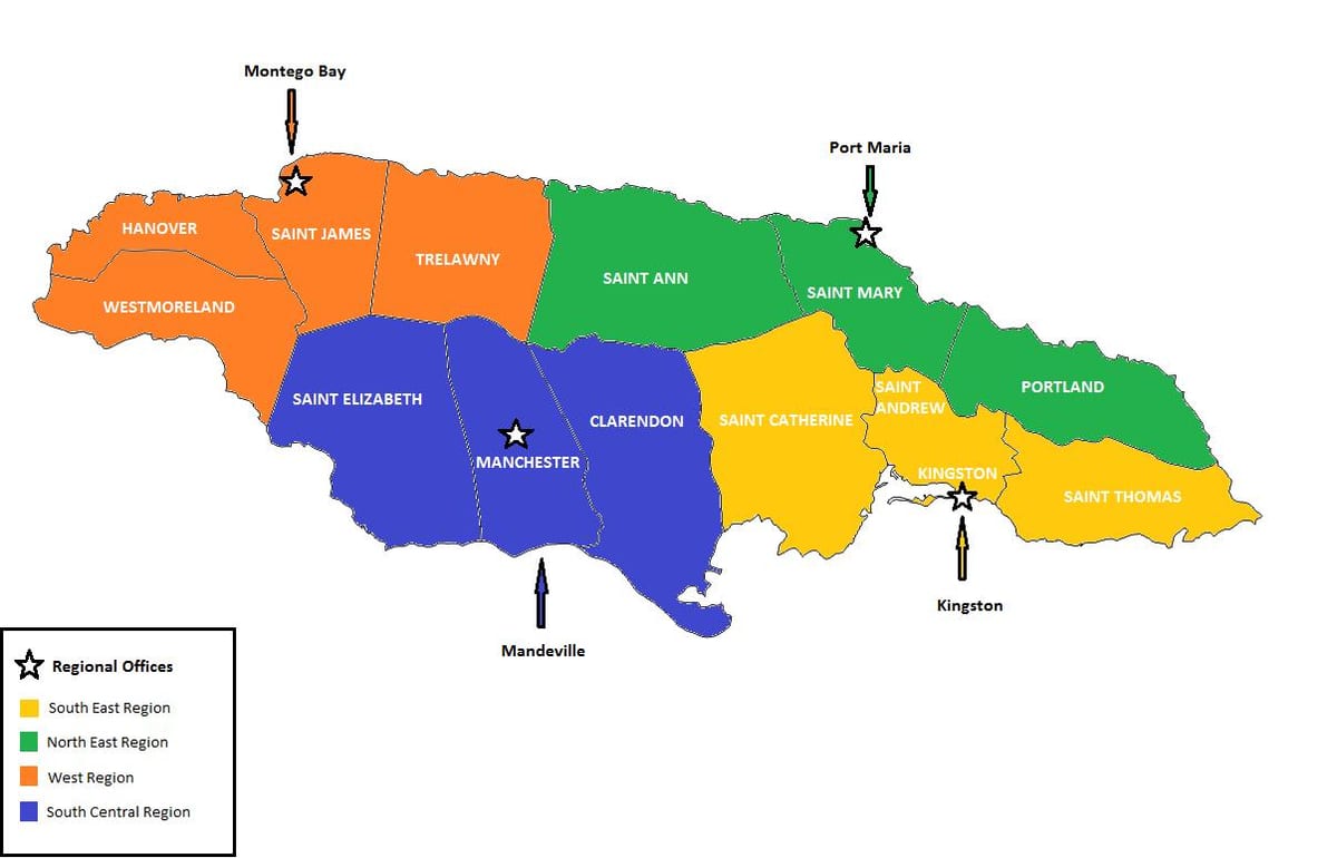 Mappa economici giamaica