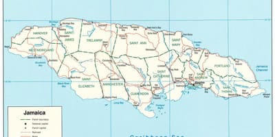 Giamaica autostrada 2000 mappa