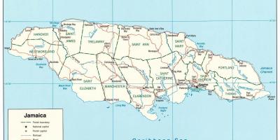 Il giamaicano mappa
