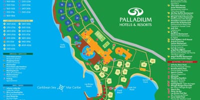 Mappa di grand palladium jamaica resort