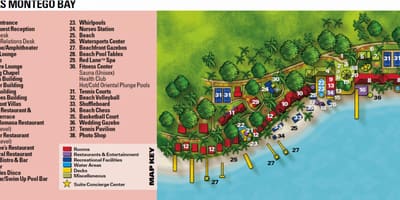 Jamaica resort baia di montego la mappa