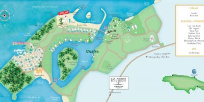Mappa di jamaica resort