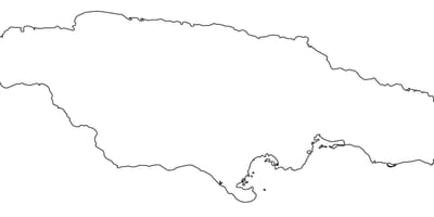 Mappa di schizzo giamaica