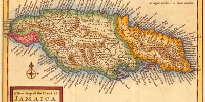 Mappa di vecchia giamaica
